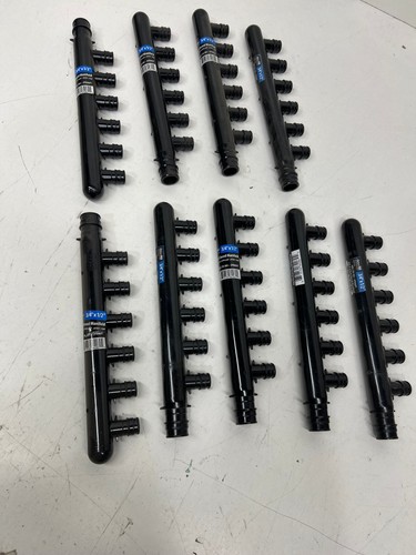 9PK Apollo 3/4in. PolyAlloy PEX-A Expansion InletsX1/2in. 6-Port Closed Manifold