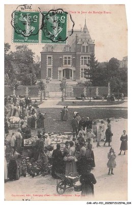 CAR-AFUP21-1032-60 - CREIL - Place le jour du marché franc