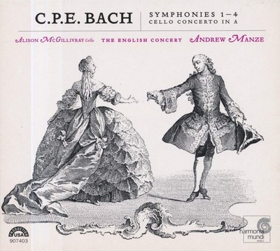 C.P.E. Bach: Symphonies 1-4/Cello Concerto in A
