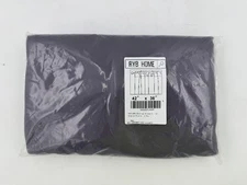RYB HOME Bathroom Window Curtain Womens 42x36 Greyish Purple 2 Piece Panels New