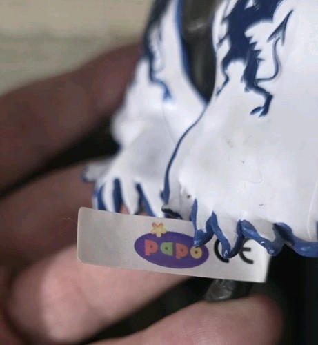 Papo - Mittelalterliches Kriegspferd - Blaues Ritterross - Turnier  - Bild 2 von 6