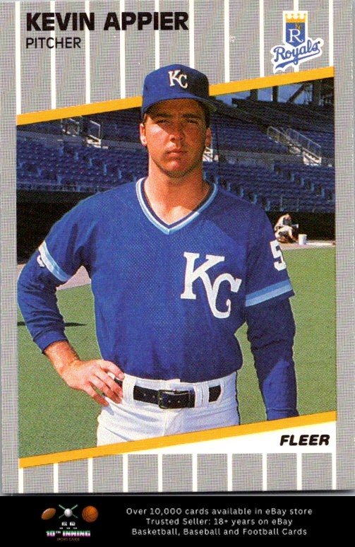 1989 Fleer Update BASEBALL #U-35 Kevin Appier RC Royals