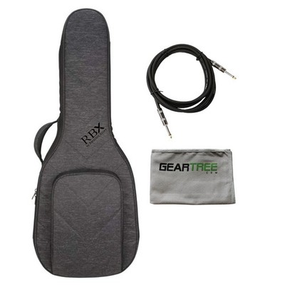 Reunion Blues RBXOA2 RBX Oxford Dreadnought Guitar Gig Bag w/ Cloth and Cable