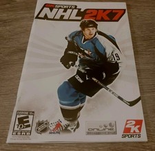 NHL 2K7 (Sony PlayStation 2, 2006) Manual Only