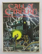 Chaosium 1981: Call of Cthulhu - Lovecraft RPG Box Set (UNCUT) 1st Ed