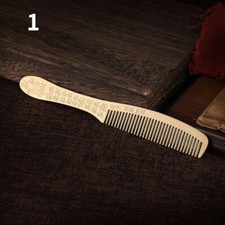 1x Brass Hair Dressing Comb Handle Barber Copper Retro Chinese Rose Barber