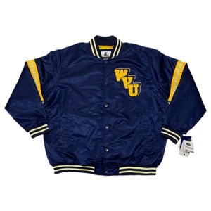 西弗吉尼亚登山者初学者学院vault 复古夹克wvu 尺寸6xl Ebay