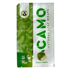 Camo Wraps Natural Leaf Green Apple Wraps (5 Sheets) - 1 Pouch