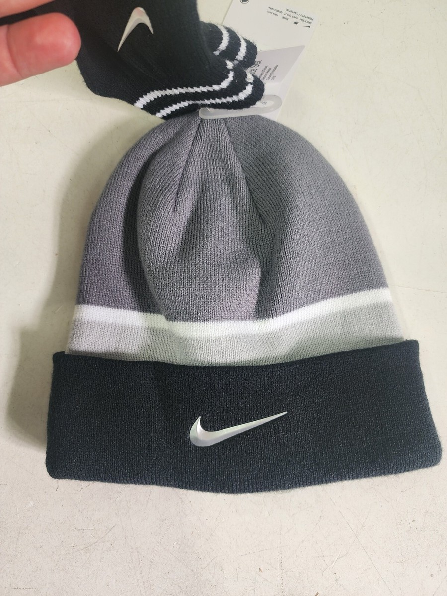 New Era Nike Nfl Knit Hats Men's Nike Black College Football
