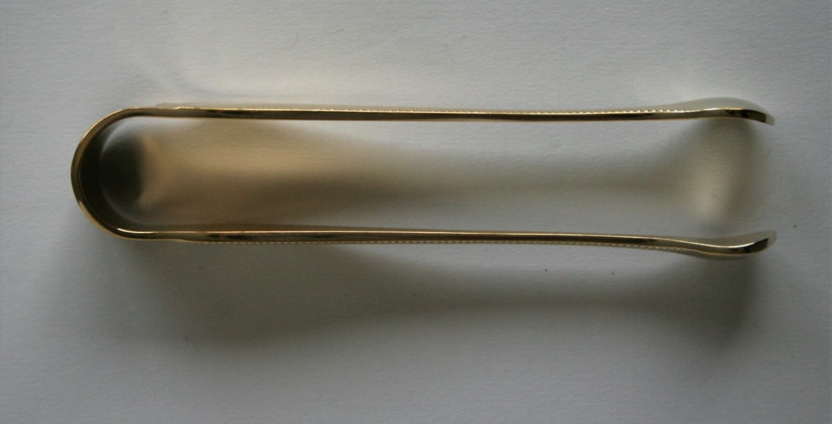 Christofle Perles, pince à sucre, Métal argenté, Excellent état