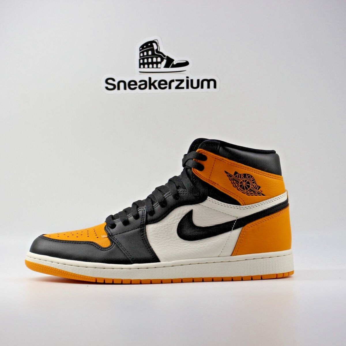 Nike Air Jordan 1 Retro High OG Taxi Yellow Toe 555088-711 Men's