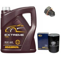 MotoröL Set 5W-40 5 Liter + ÖLfilter + Schraube FüR Audi A6 Seat VW Transporter