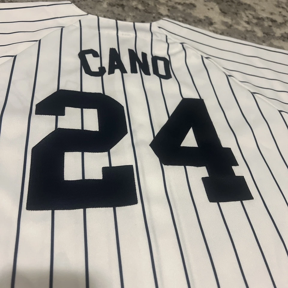 Camiseta deportiva vintage para niños Robinson Cano New York Yankees cosida majestuosa juvenil - XL Foto 2 de 4