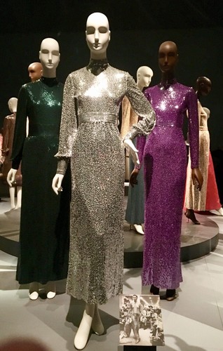 Norman Norell Fuchsia Sequined Mermaid Gown Phyllis McGuire Couture Collection - Picture 5 of 5