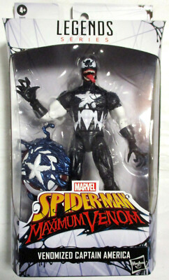 SPIDER-MAN Maximum Venom - Venomized Captain America - Action Figur - 6  / 15 cm