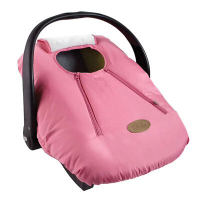Cozy Cover Infant Carrier Cover - Secure Baby Car Seat Cover - Quilted Pink