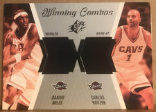 Miles/Boozer 2003-04 SPx Winning Materials Combos Basketball Card #WC30 Cavs