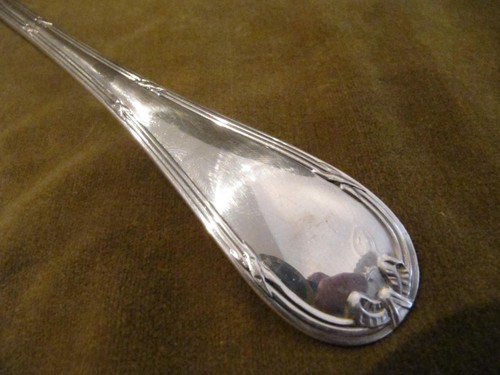 french silver-plate soup ladle christofle Rubans pattern Louis XVI st - Picture 8 of 10