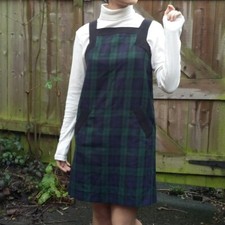 Cooperative by Urban Outfitters tartan check pinafore Size S