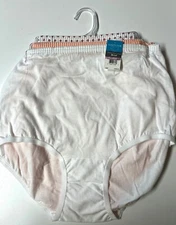 Set/3 Vanity Fair 100% Cotton Briefs Size 6 M #15320