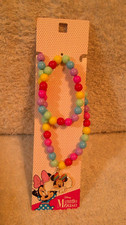 Minnie Mouse Multicolor Necklace  Bracelet New