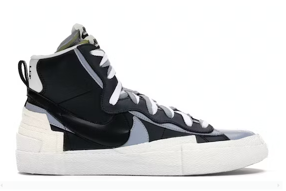 SACAI X NIKE Nike Blazer Mid x sacai Black Grey (BV0072 002) Size 5 & 8 Brand New