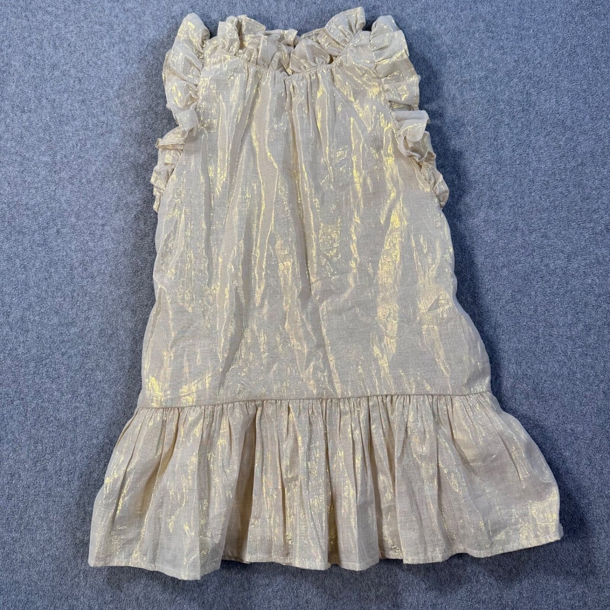 gold tea party dress Glam Party Gold Dress Size 3-4 main image 0