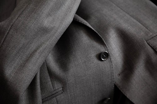 Tom Percy Grey 3 Piece Suit British Tailoring Wool 44R W38 L31 RRP £369.99 - 第 11/17 張圖片