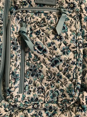 Vera Bradley Retired Sling Backpack Bag Cloud Vine Aqua Blue Floral Crossbody VERA BRADLEY Iconic Sling Backpack Bag CLOUD VINE Aqua Blue  main image 3