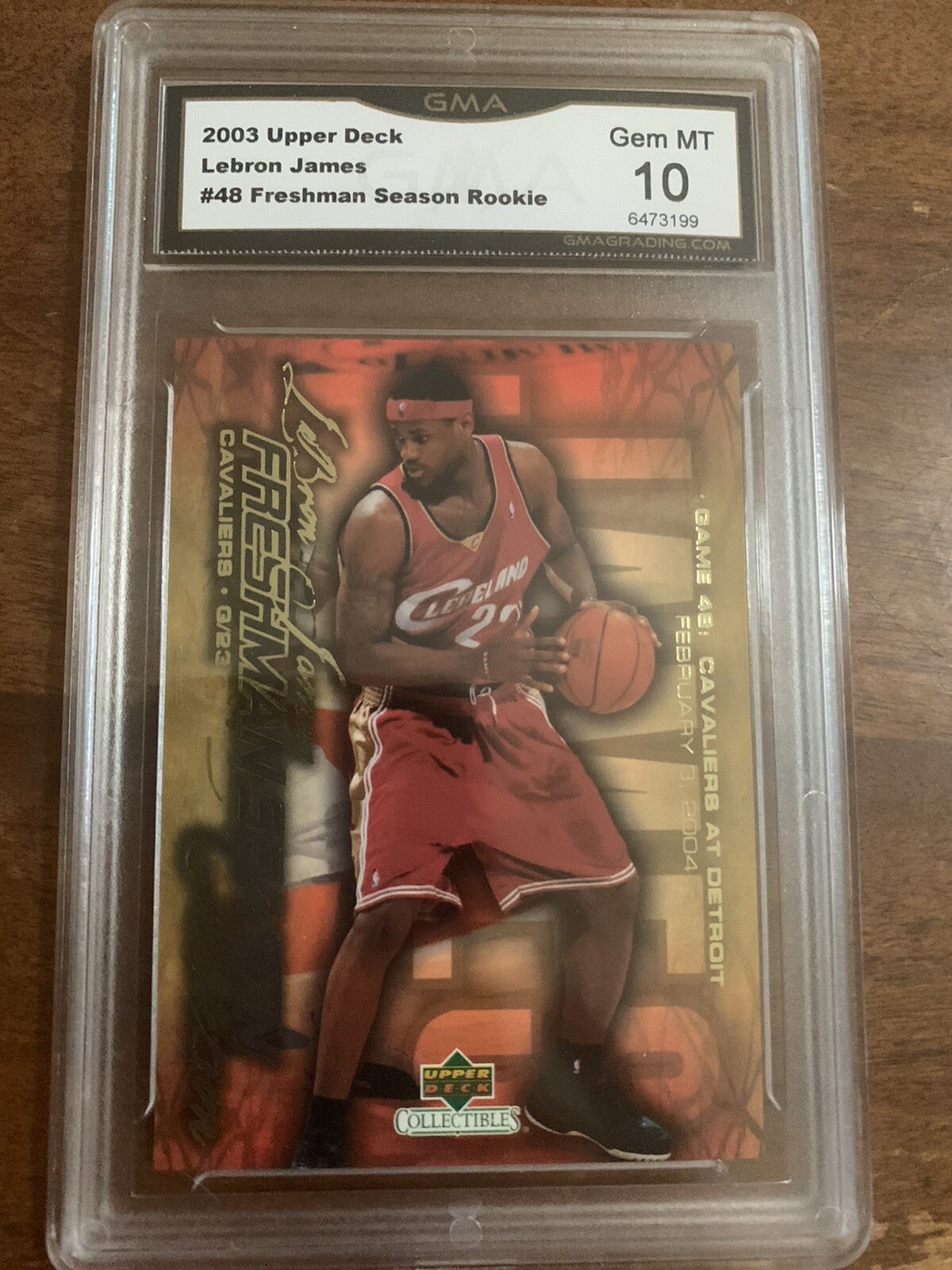 PSA 10 LeBron James Rookie Card with Kobe & MJ Jerseys Included