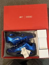 Reebok Panini Prizm  Signed Rookie Allen Iverson Basketball Shoes Brand New