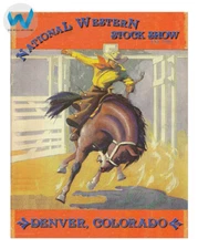 National Western Stock Show - Vintage Denver Rodeo Poster - 18x24 or 24x36