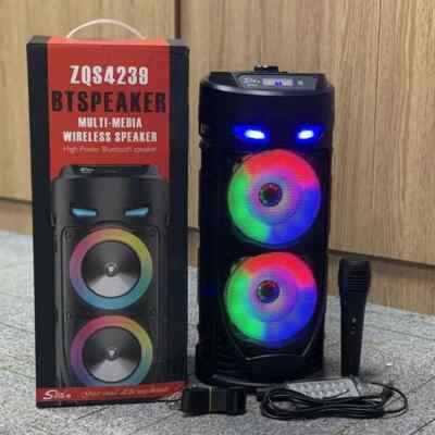 4'' 2000W Kabelloser Bluetooth 5.0 Lautsprecher Subwoofer Musikbox mit Mikrofon