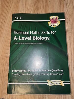 CGP Essential Math Skills For A-level Biology