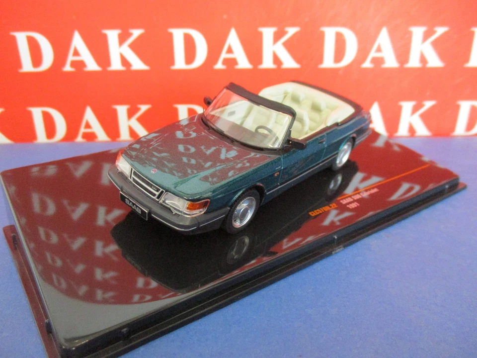 Die cast 1/43 modellino Auto Saab 900 Cabriolet 1991 by Ixo - Immagine 2 di 4