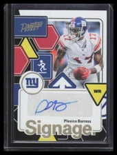 2022 Prestige Signage 30 Plaxico Burress Auto