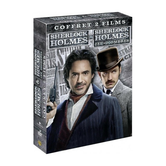 Sherlock Holmes 1 + Sherlock 2 Gioco Ombre Cofanetto DVD Nuova