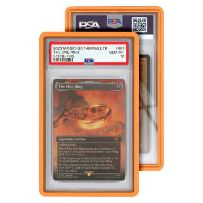 Graded Guard PSA Graded Card Case - Orange 35pt (Case Only) | eBay