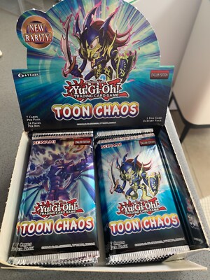 toon chaos booster box unlimited 5x Yu-Gi-Oh! Toon Chaos Booster Packs Sealed (Unlimited)