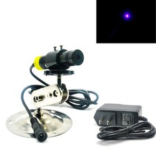 Focusable 405nm 100mw 5V Laser Dot Module with Adapter holder 16x68mm