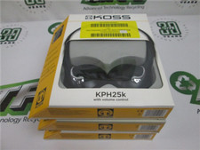 KOSS KPH25k On-Ear Headphones 80-20,000 Hz 94 dB SPL New Sealed Boxes Lot of 3