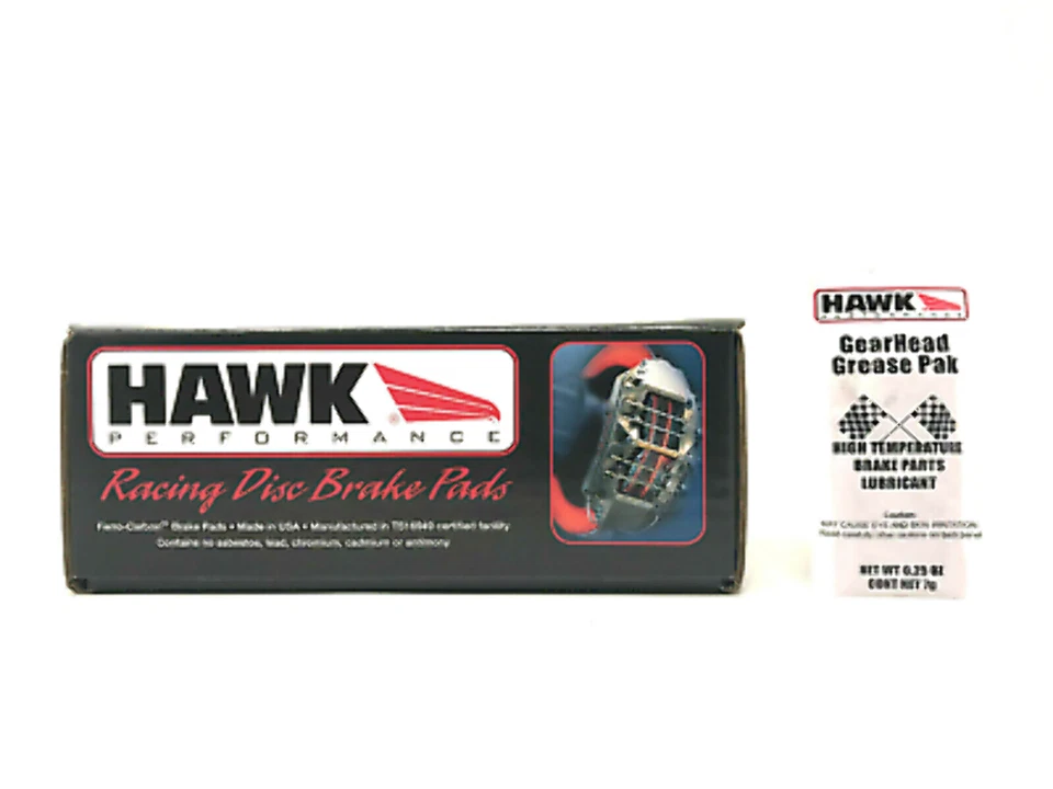 Pastillas de freno traseras Hawk HP Plus RSX Civic S2000 TL RL Prelude Accord Legend Vigor Foto 3 de 3