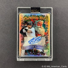 2025 Wild Card Holiday Hits Agustin Ramirez Rookie Auto TRUE 1/1 Christmas Hit