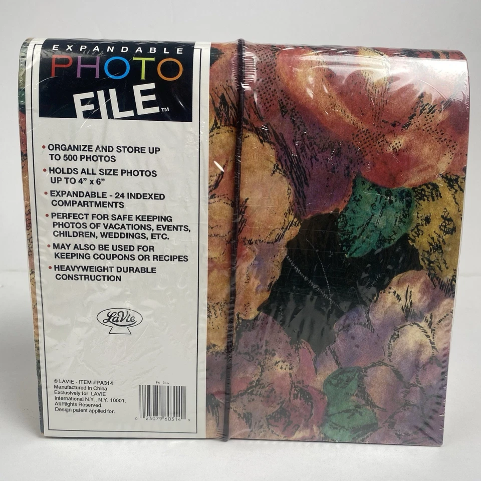 Archivo de fotos expandible LaVie - Hasta 500 fotos hasta 4x6 tamaños de fotos nuevo Foto 4 de 4