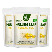 Natural Mullein Leaf Tea - Detox & Respiratory Respiratory Relief Support