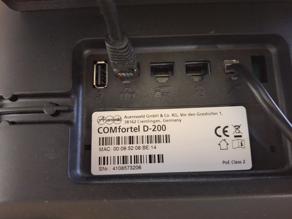 Auerswald COMfortel D-200 – professionelles SIP-Telefon - Bild 2 von 2