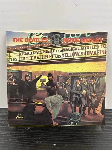 The Beatles Movie Medley/Fab Four On Film Withdrawn Capitol Promo 45 M-