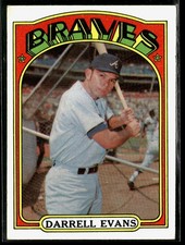 Darrell Evans 1972 Topps #171 Atlanta Braves