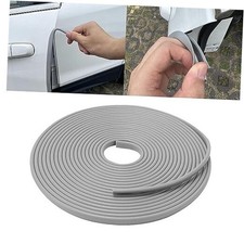 16.4ft 5m Car Door Edge Guards Light Gray Self-Adhesive PVC, 16-2/5Ft gray