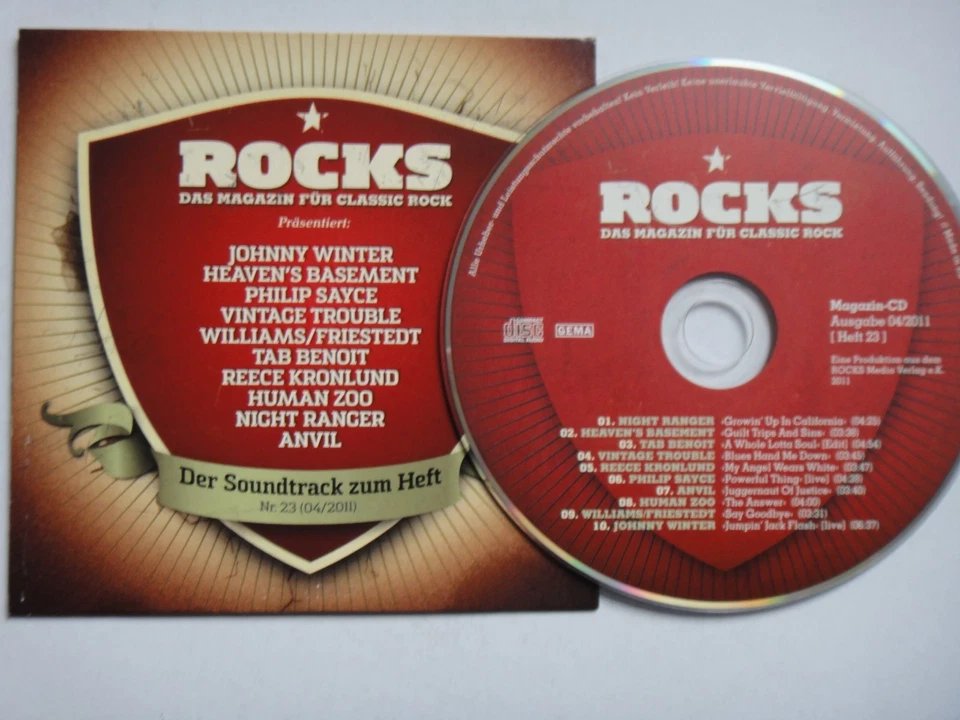 ROCKs - DER SOUNDTRACK ZUM HEFT Nr. 23 / 4 / 2011 u.a. Johnny Winter - Bild 3 von 3